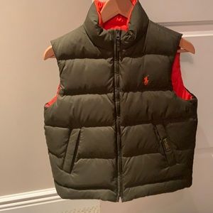 Ralph Lauren, kids 10-12, orange/green